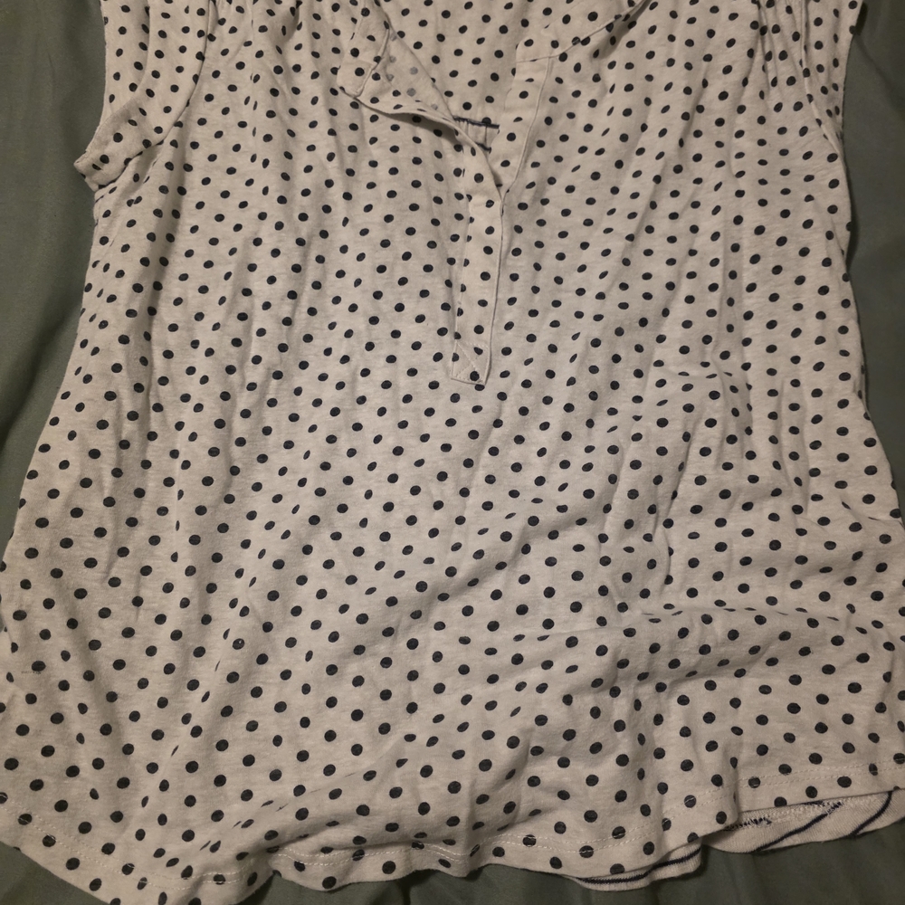 Polka Dot Sleeveless Top
